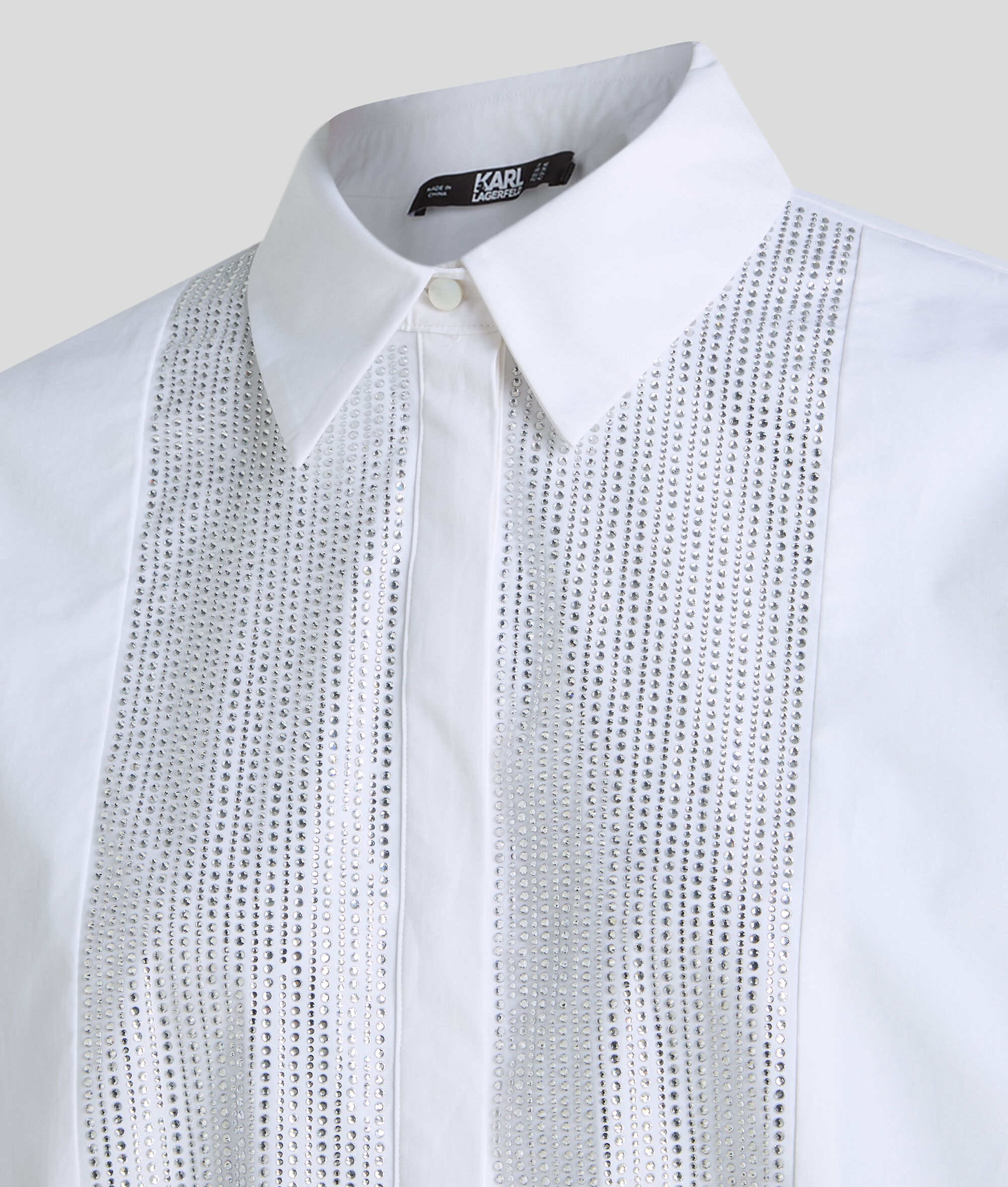 (image for) Stunning RHINESTONE BIB SHIRT